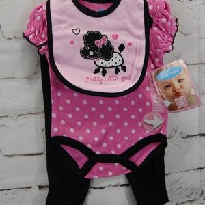 Infant 3 pc. bodysuit